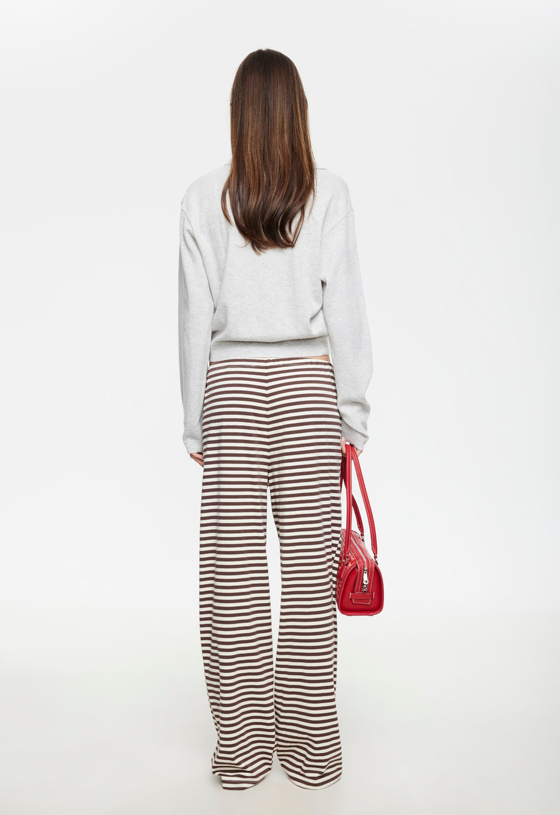 BLOOM PANT - DARK CHOCOLATE STRIPE