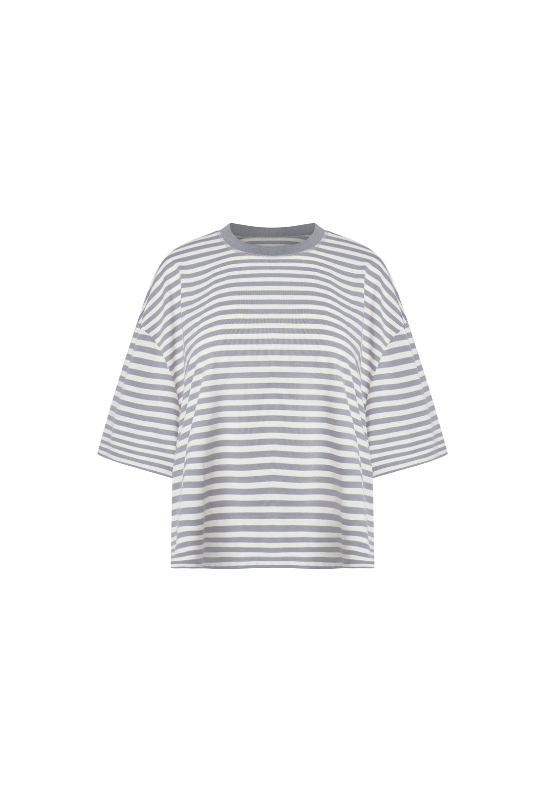 BLOOM SHORT SLEEVE - ASH STRIPE