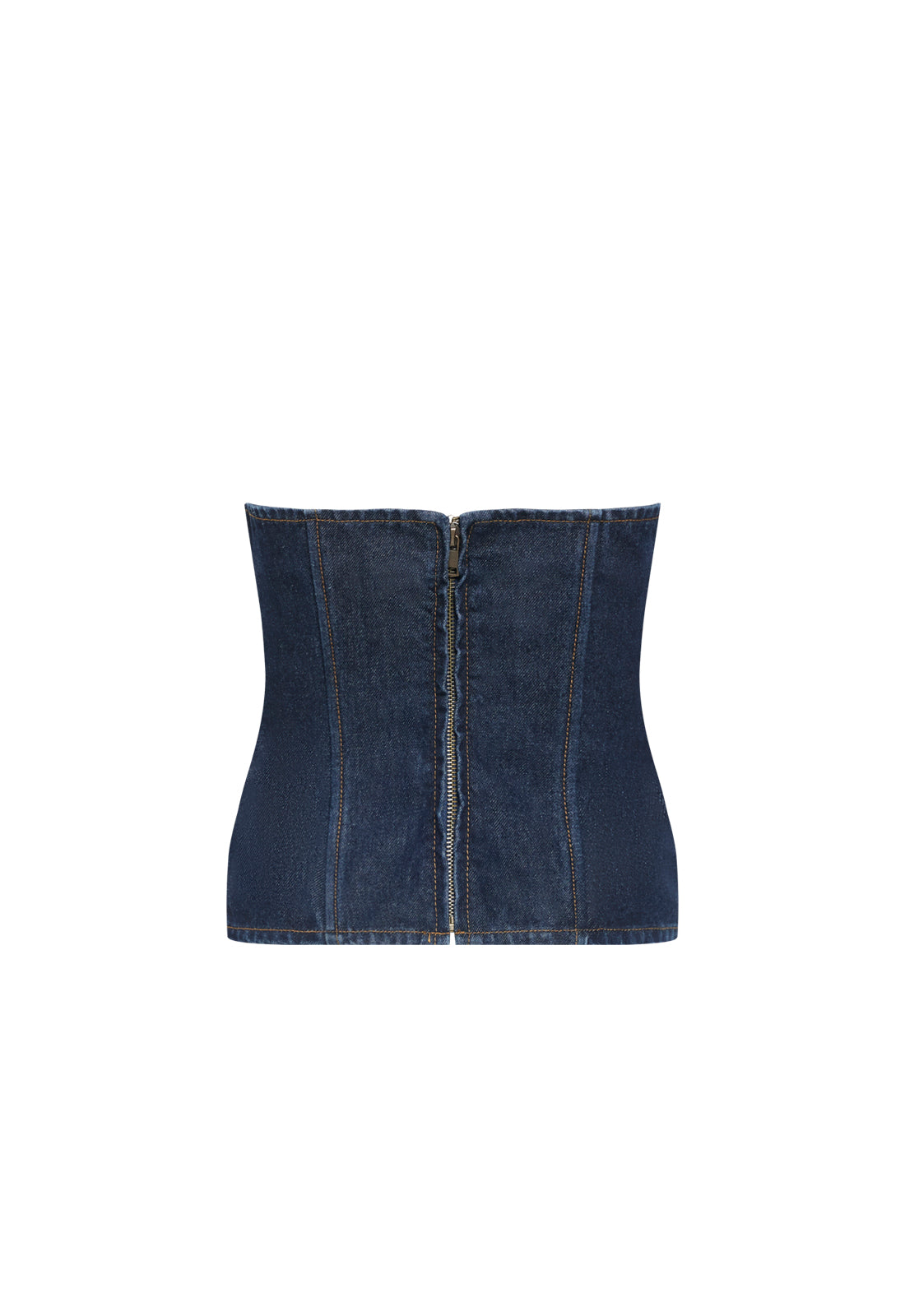 SWEETNESS STRAPLESS TOP - INDIGO