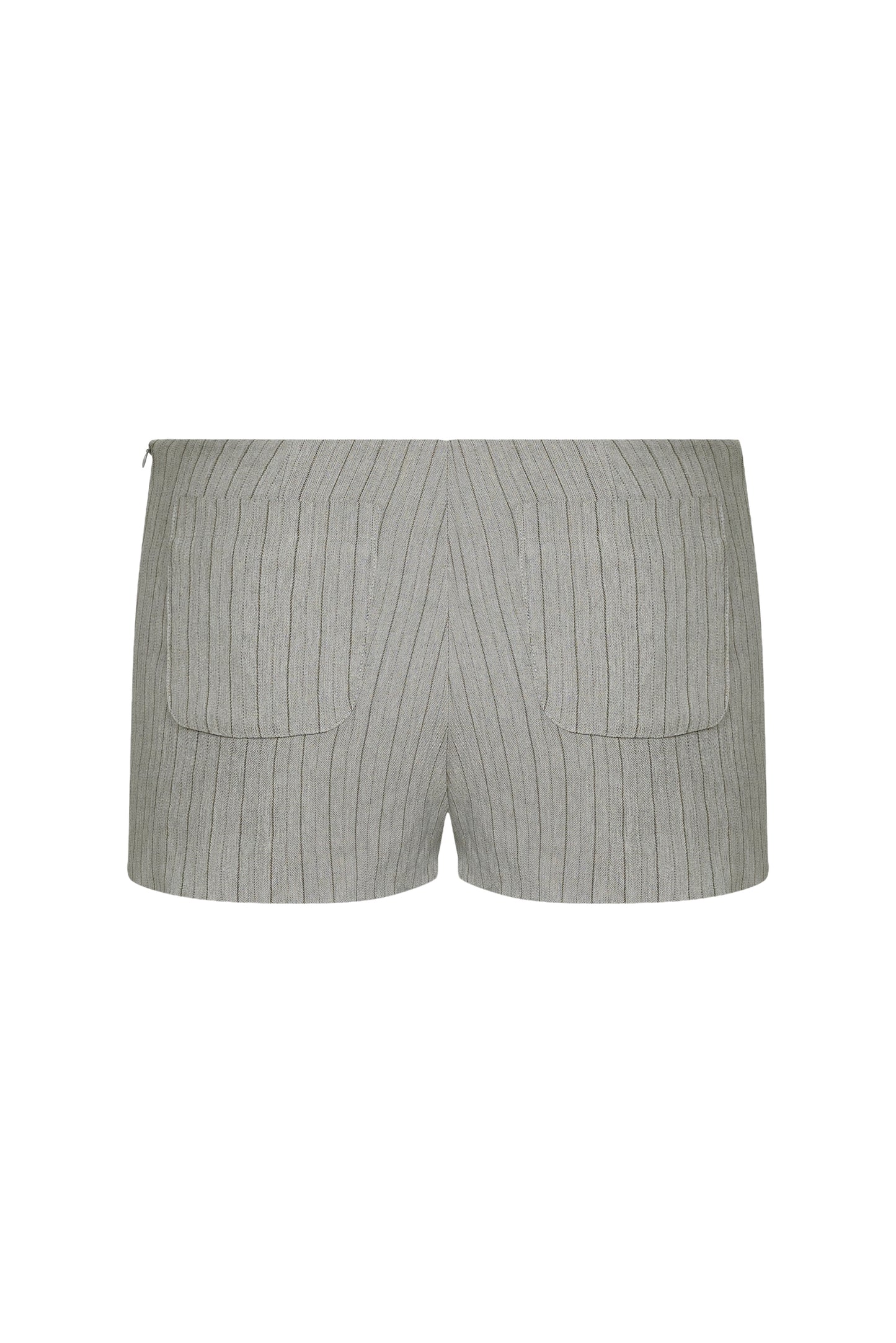 CHLOE SHORT  - ASH STRIPE