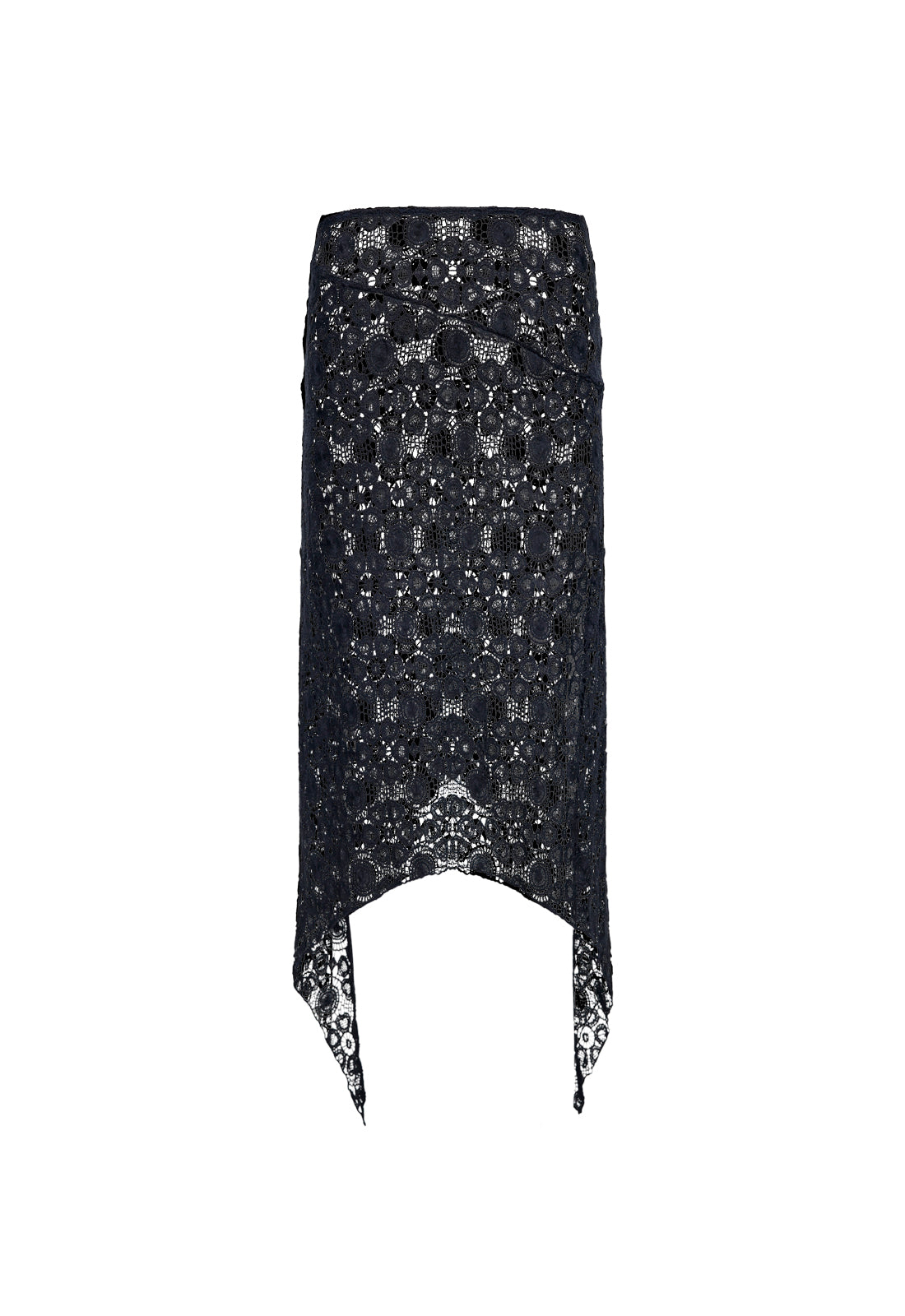 TROPHY MIDI SKIRT - NOIR