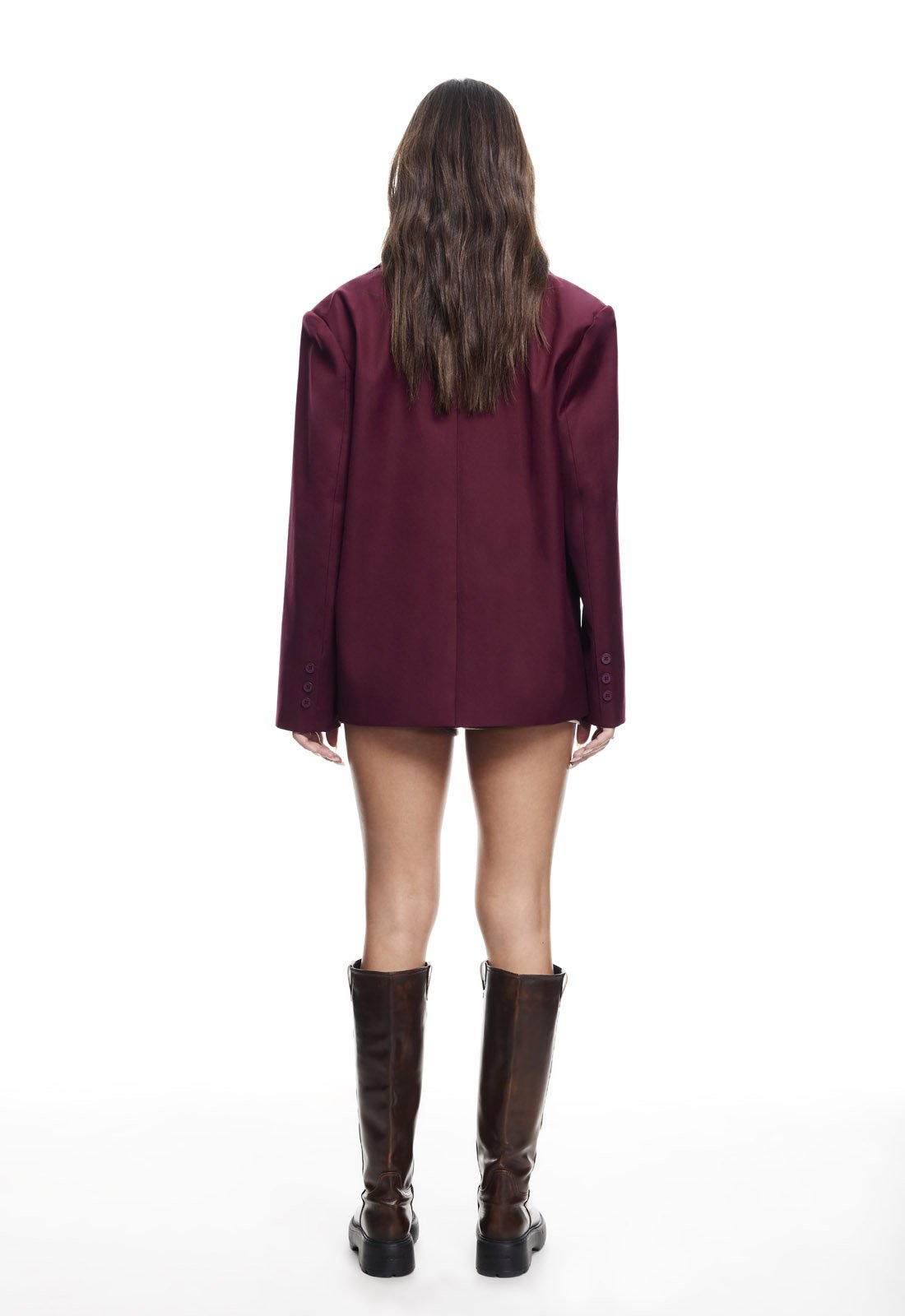 CHLOE BLAZER  - WINE