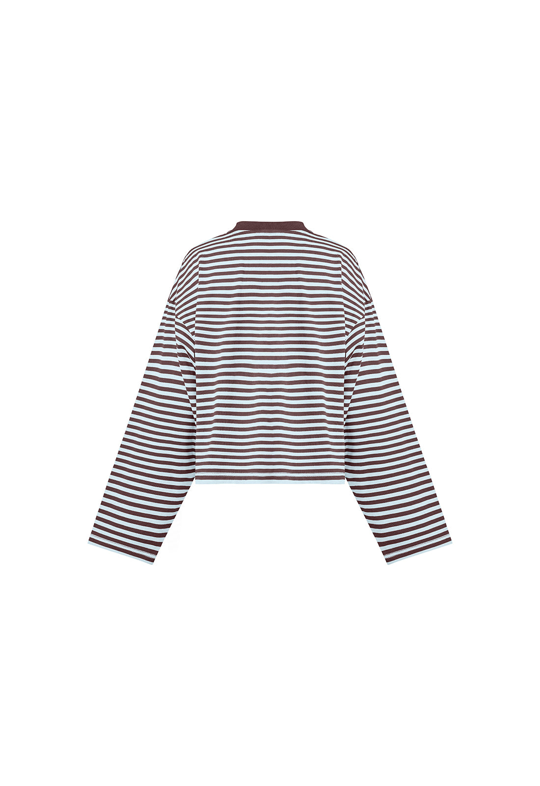 BLOOM LONG SLEEVE - CHOCOLATE SEA STRIPE