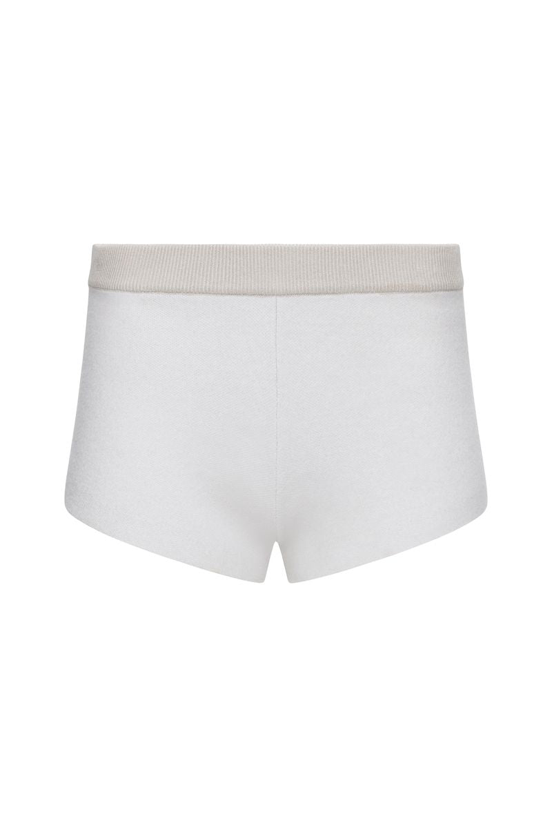 HOUSEWIFE KNIT SHORT - HEATHER GREY