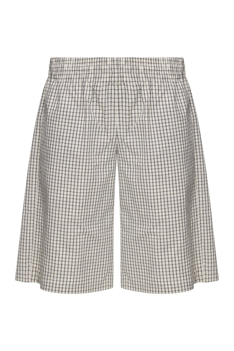 SEVIGNEY LONG SHORT - CREAM CHECK