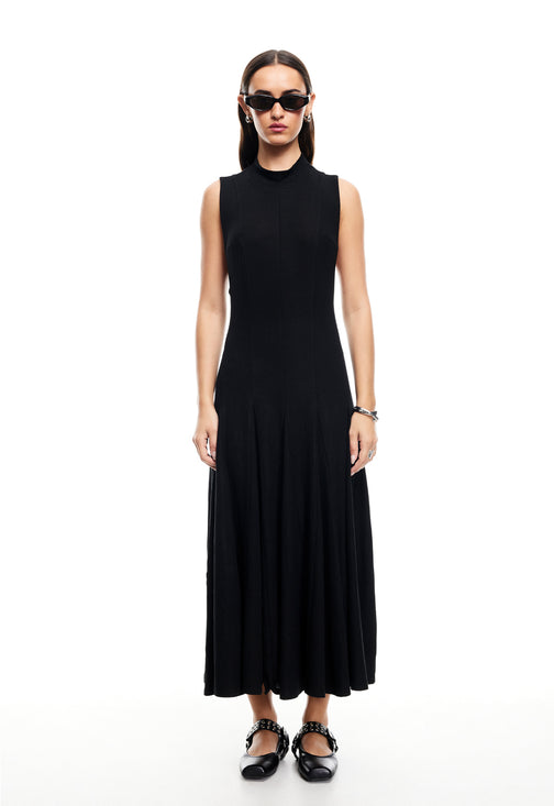 INDI MIDI DRESS  - ONYX