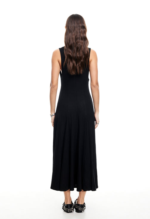 INDI MIDI DRESS  - ONYX
