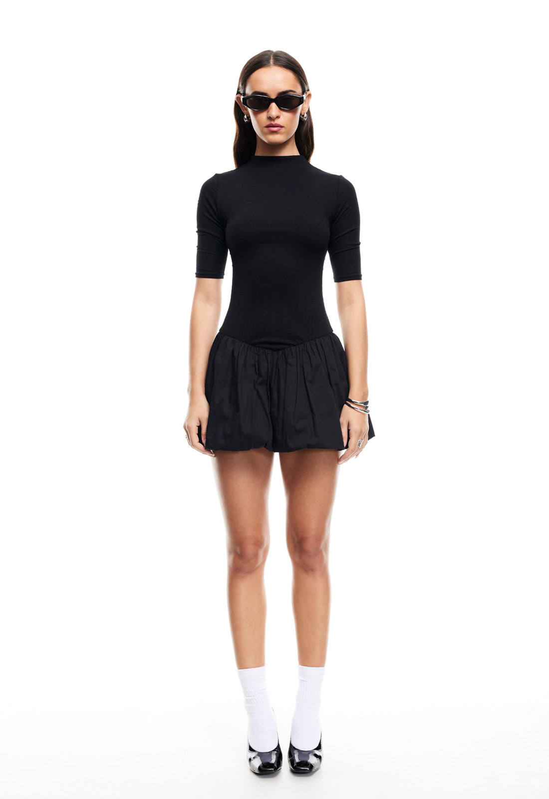 JULIETTE MINI DRESS - ONYX