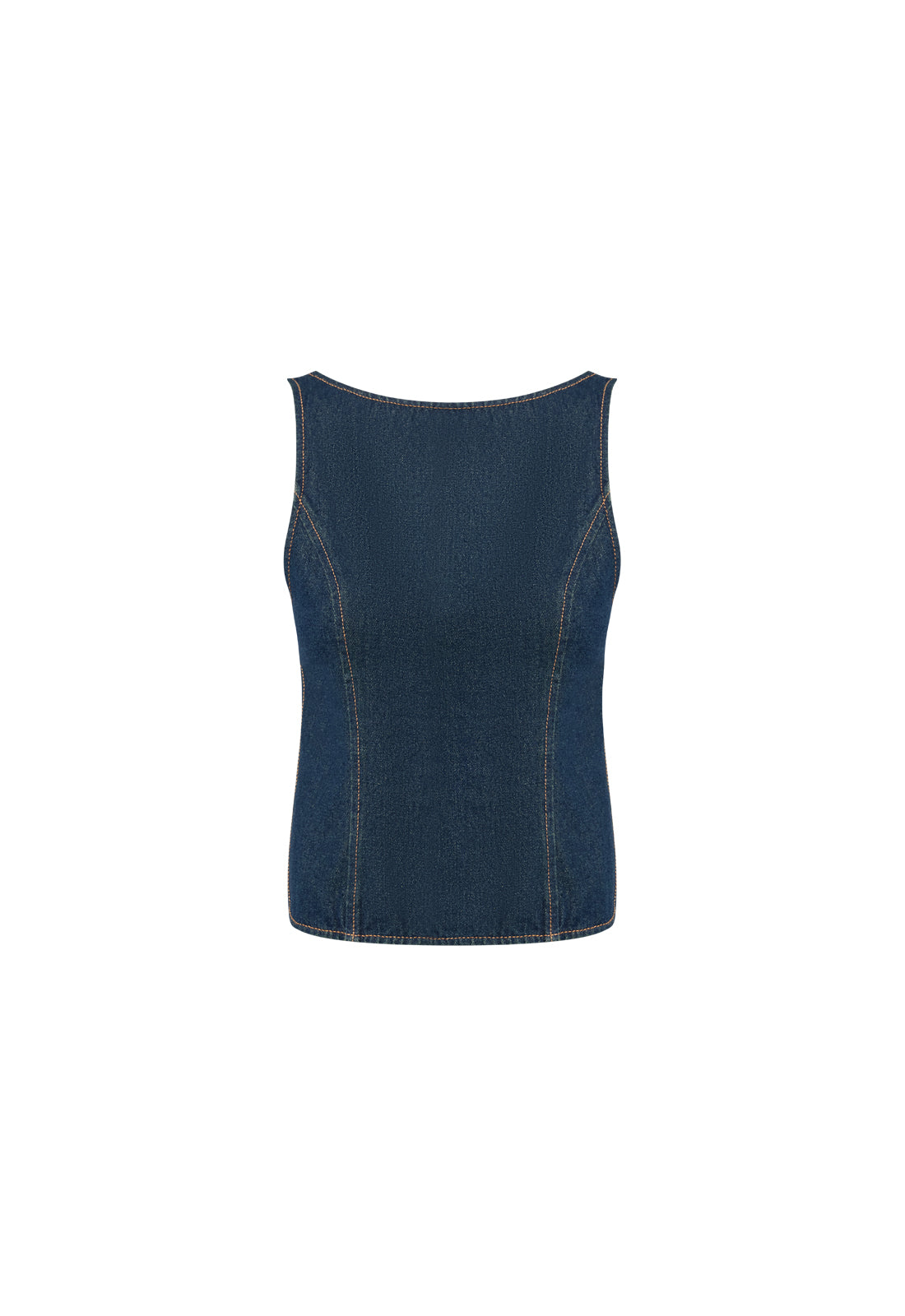 RIDER BACKLESS TOP - INDIGO