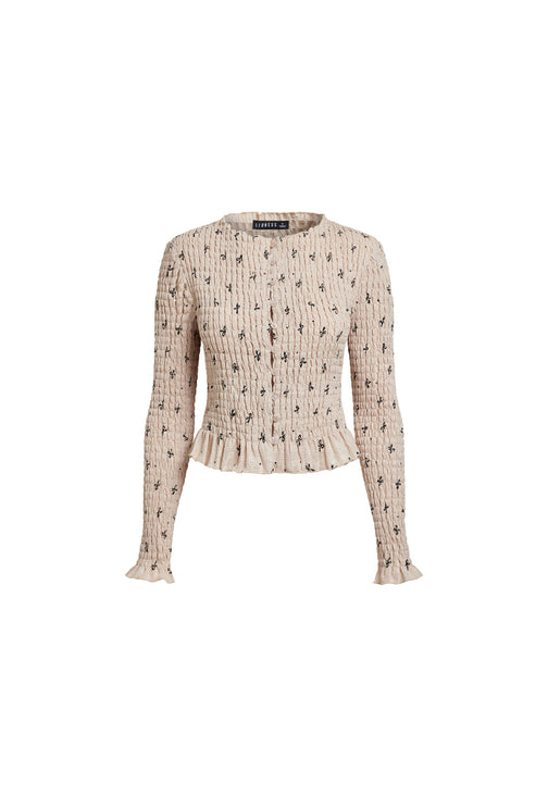 TERRA LONG SLEEVE - BEIGE BOW