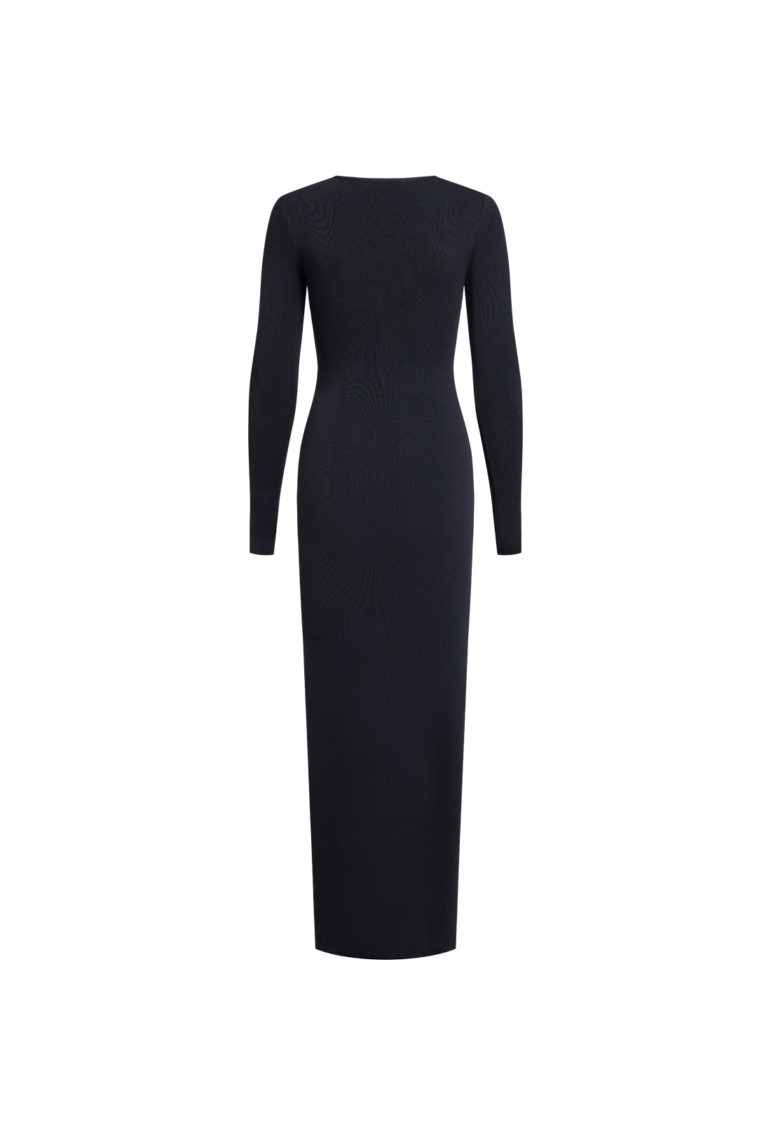 HOMECOMING LONG SLEEVE MAXI DRESS - ONYX