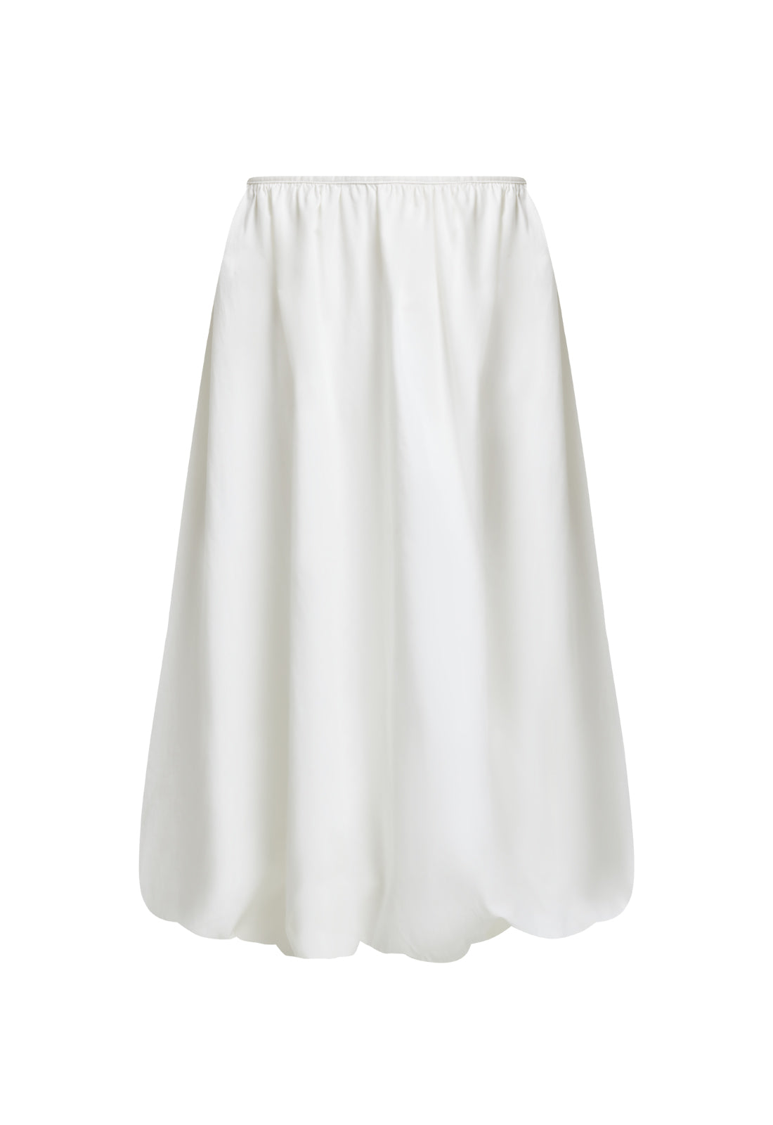 INTUITION BUBBLE MIDI SKIRT - IVORY