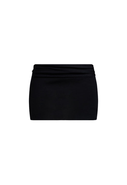 UNTAMED MINI SKIRT - ONYX