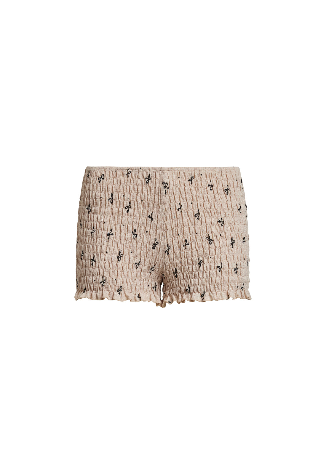 TERRA SHORT - BEIGE BOW