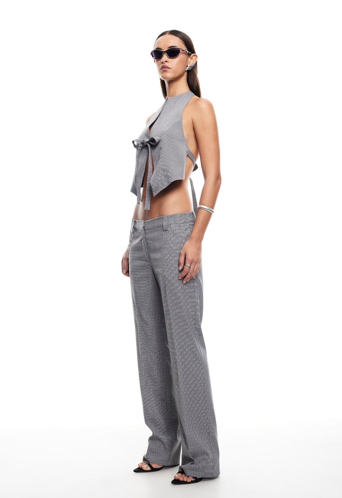 BESSETTE PANT - ONYX GINGHAM