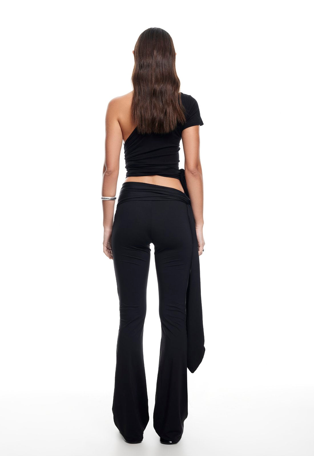 COCOON WRAP TOP - ONYX