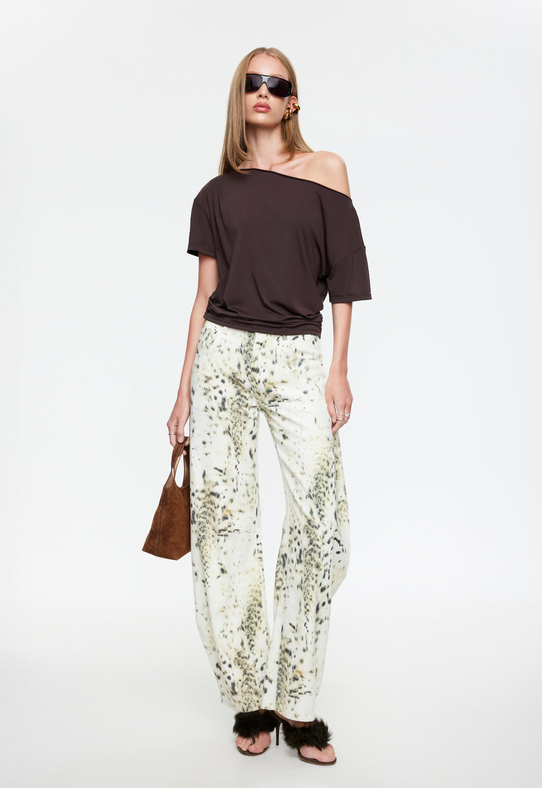 HORSESHOE JEAN - SNOW LEOPARD