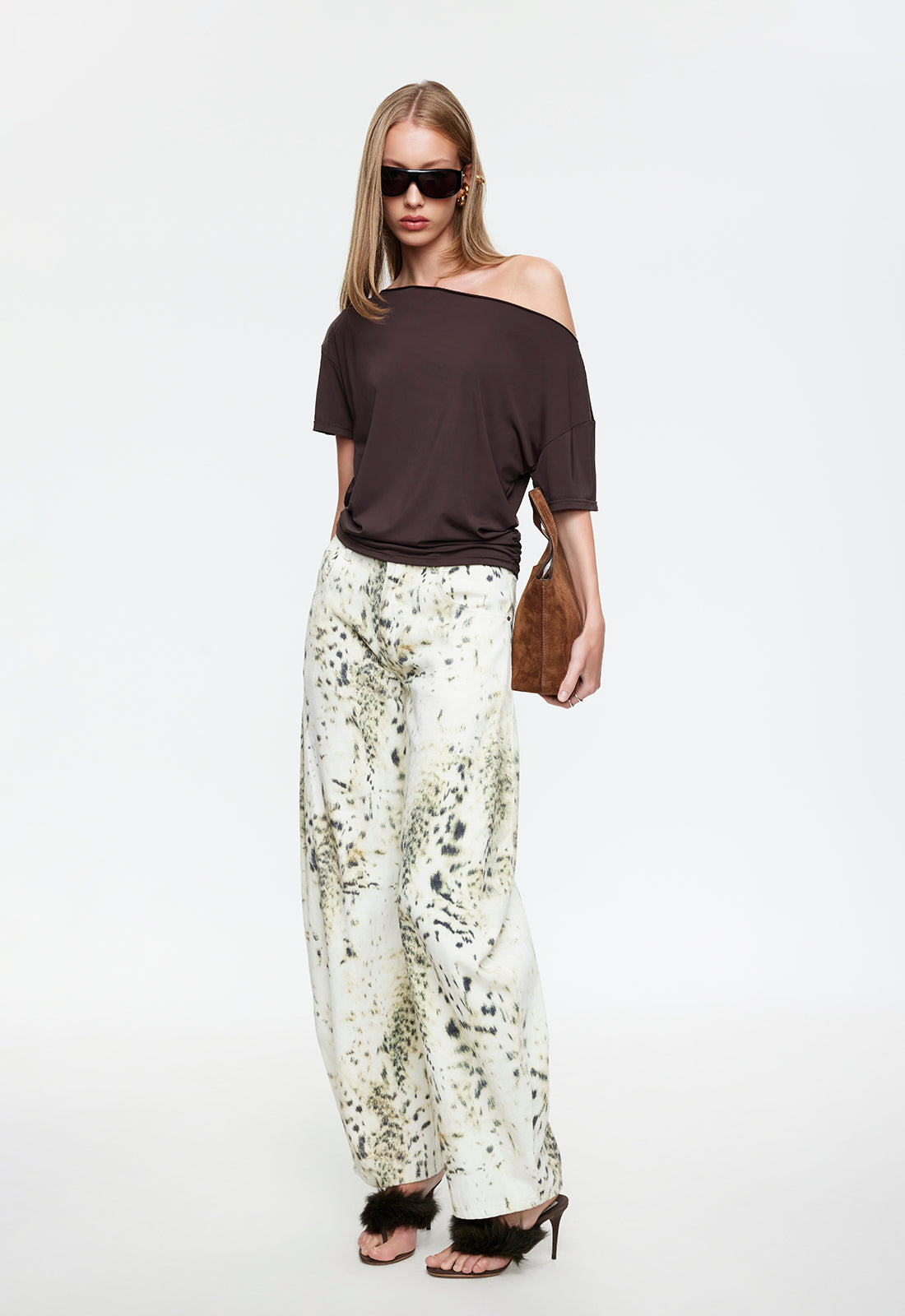 HORSESHOE JEAN - SNOW LEOPARD