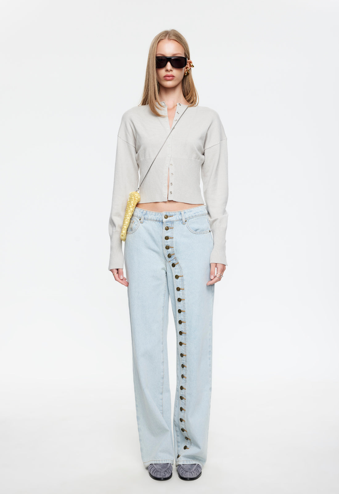 HEAD IN THE CLOUDS CARDIGAN - CLOUD