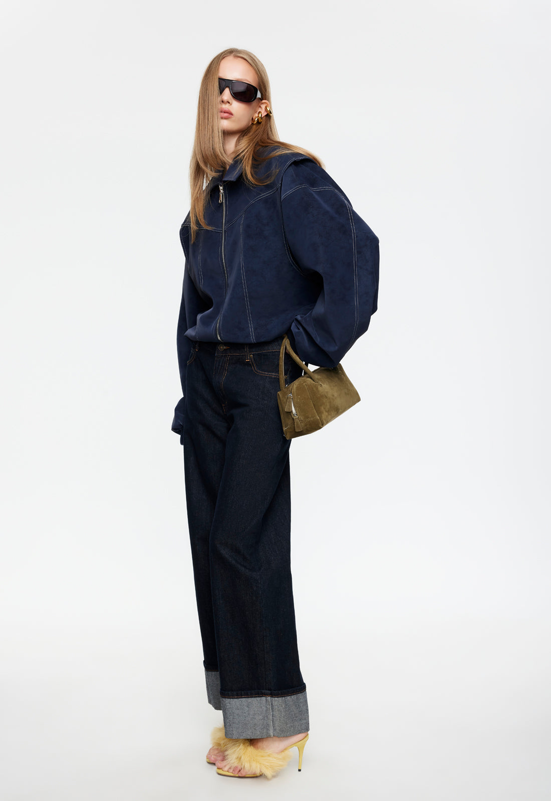 VISTA BOMBER - WASHED NAVY