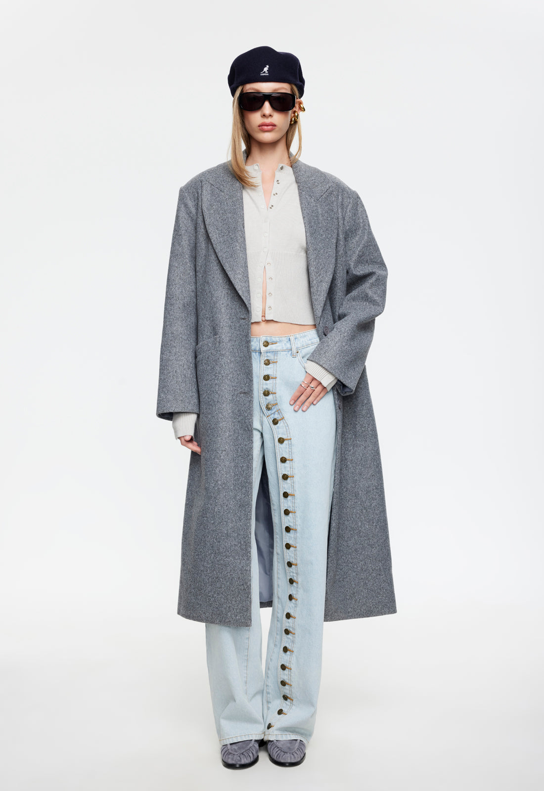 OLSEN COAT - SLATE