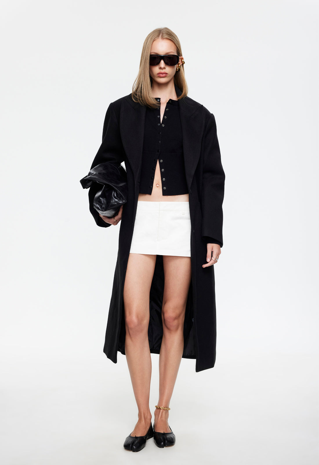 OLSEN COAT - ONYX