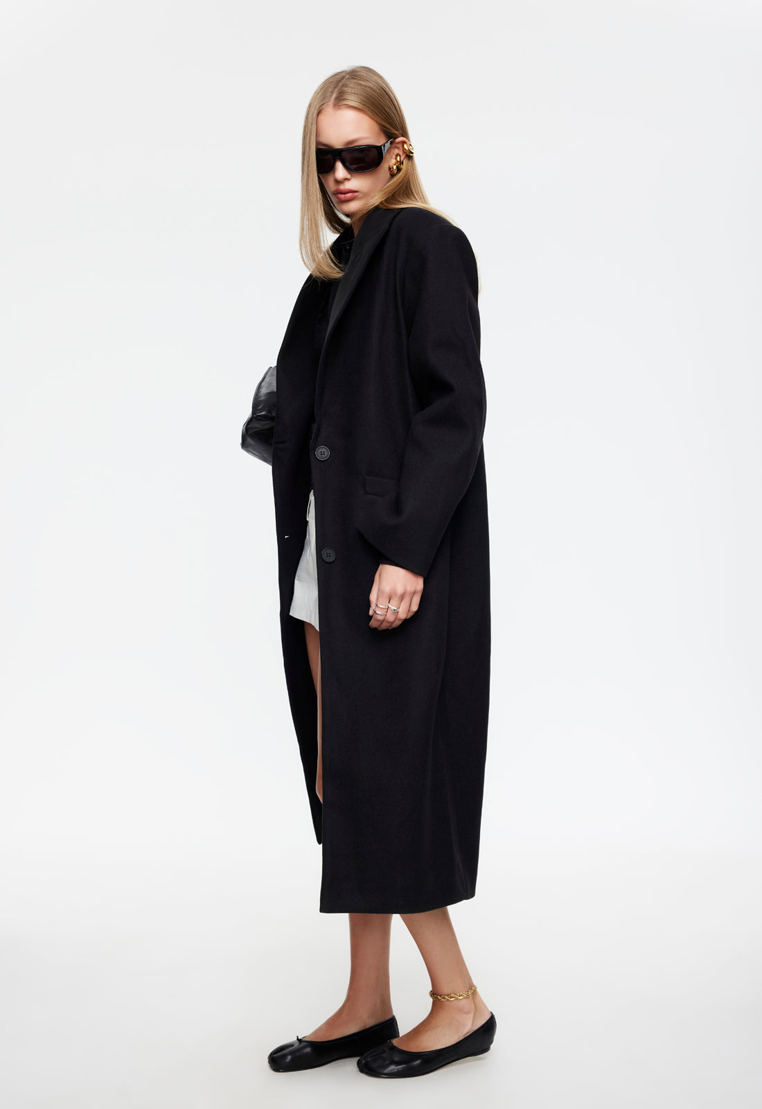 OLSEN COAT - ONYX