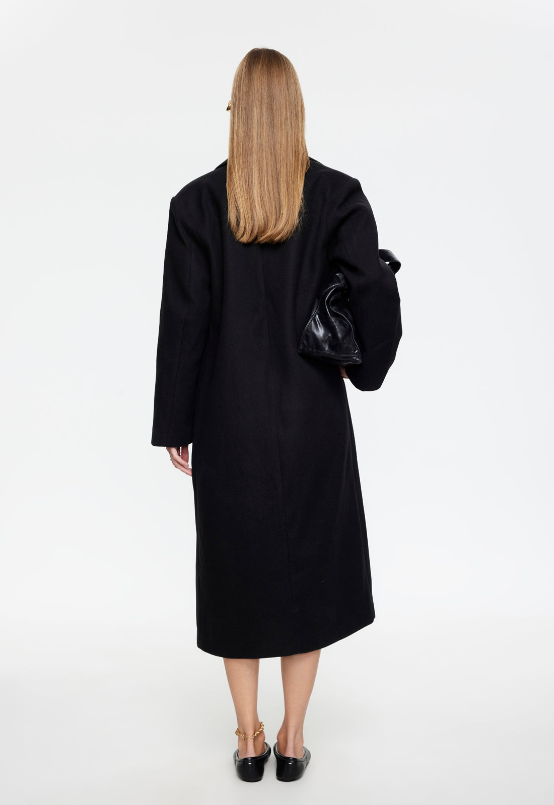 OLSEN COAT - ONYX