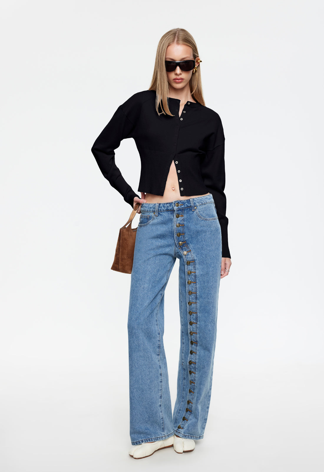 HEAD IN THE CLOUDS CARDIGAN - ONYX