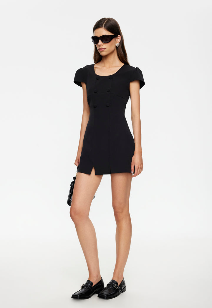 ROSA MINI DRESS - NOIR