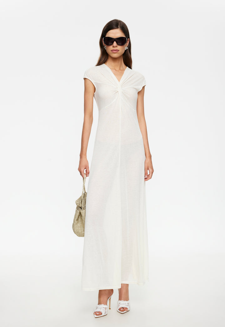 ADRIANA MAXI DRESS - VANILLA