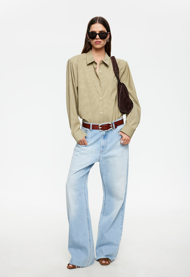 NOTTING HILL SHIRT - EARTH PLAID
