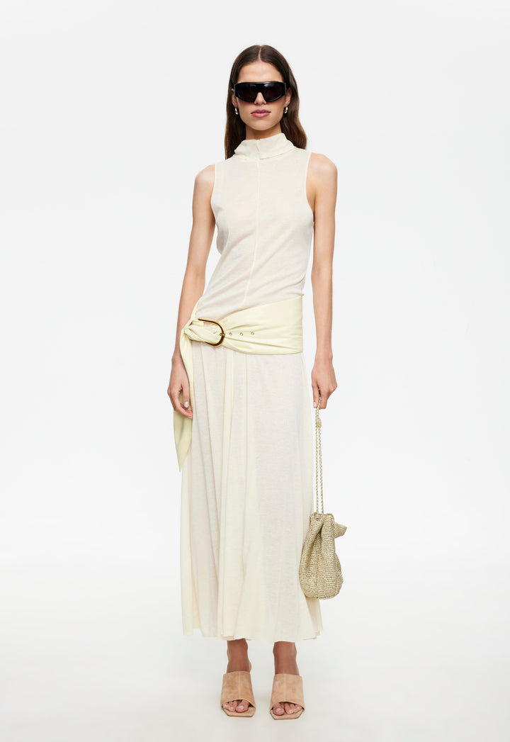 LAST LIGHT MAXI DRESS - CREAM
