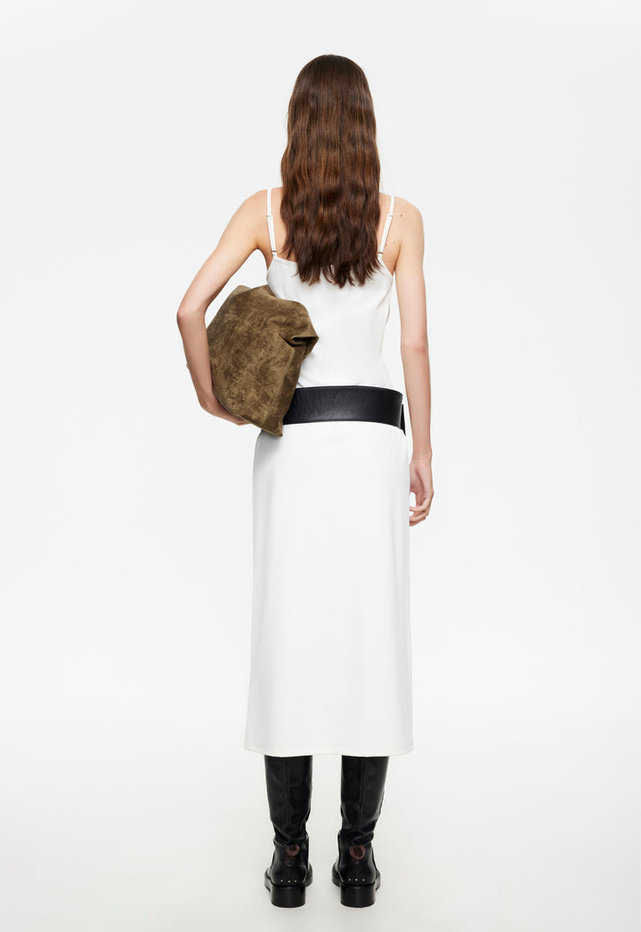 MODERNITA MIDI DRESS - PORCELAIN