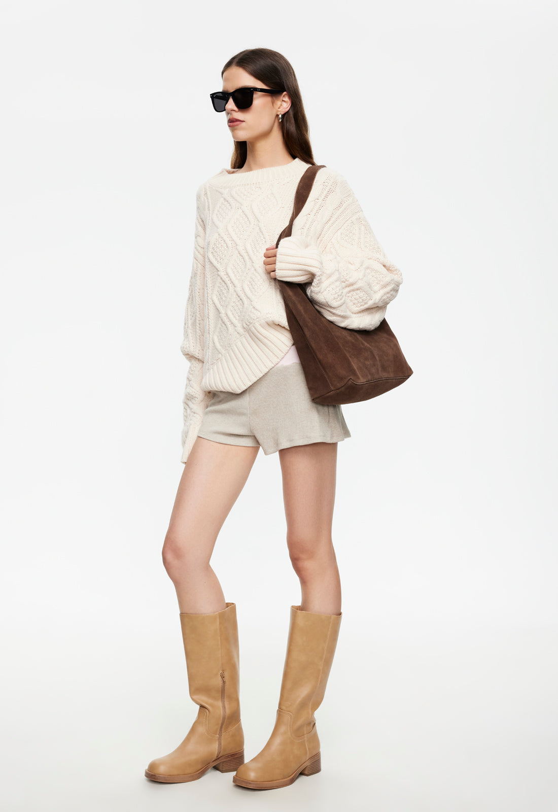 VITA KNIT SHORT - STONE