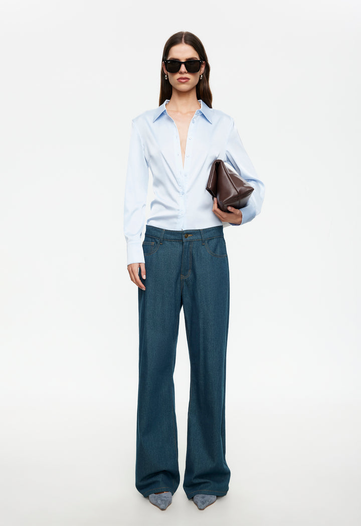 PEAK JEAN - WASHED BLUE