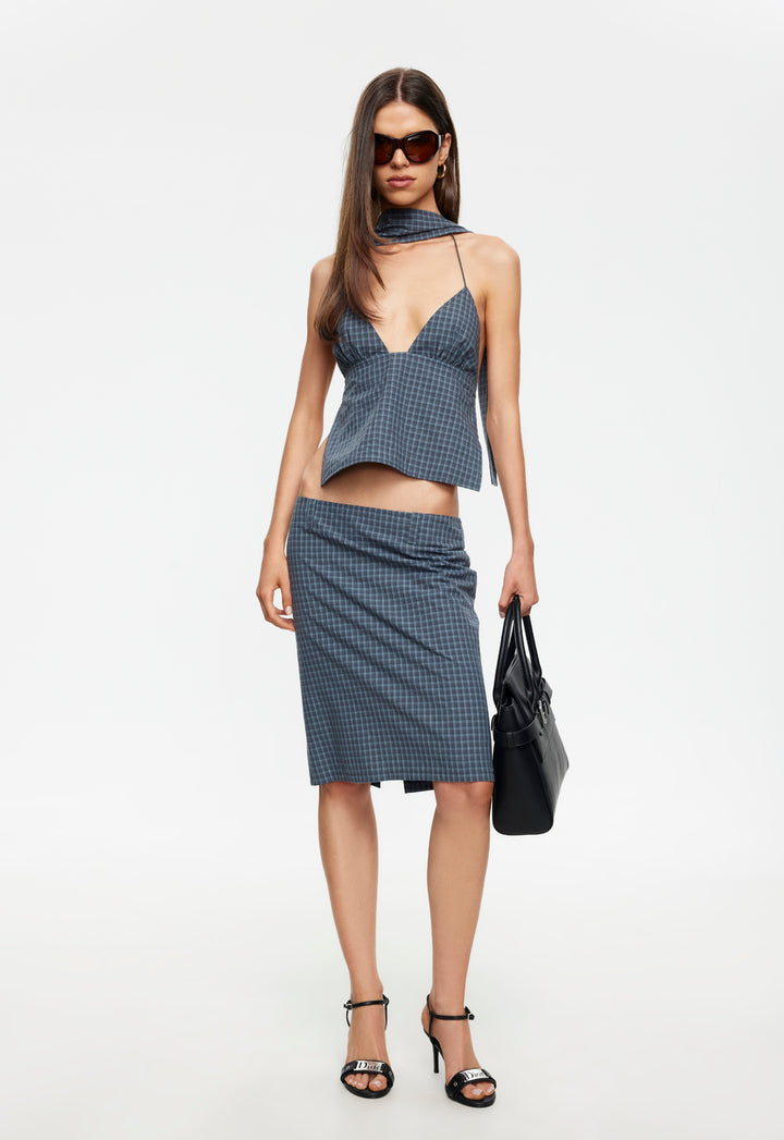 PLAY ON HALTER - NAVY