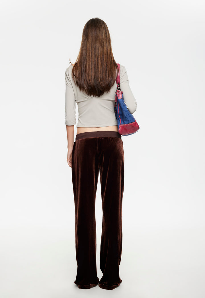 ALBA TRACK PANT - CHOCOLATE
