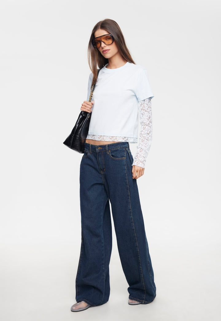 BABY BOTTEGA TEE - SOFT BLUE