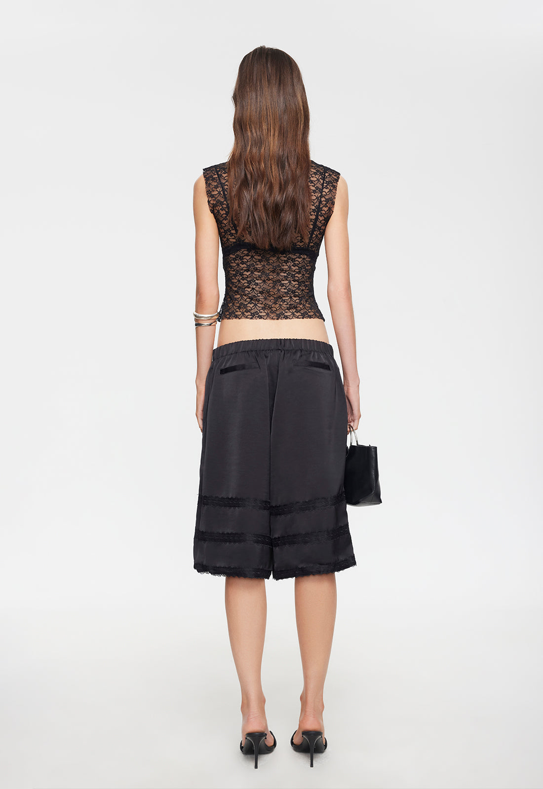TRIBECA LACE TOP - NOIR