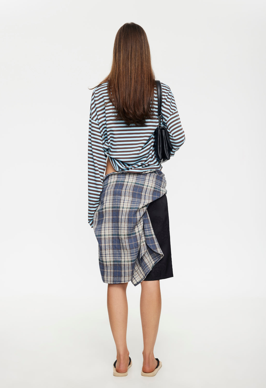 BLOOM LONG SLEEVE - CHOCOLATE SEA STRIPE