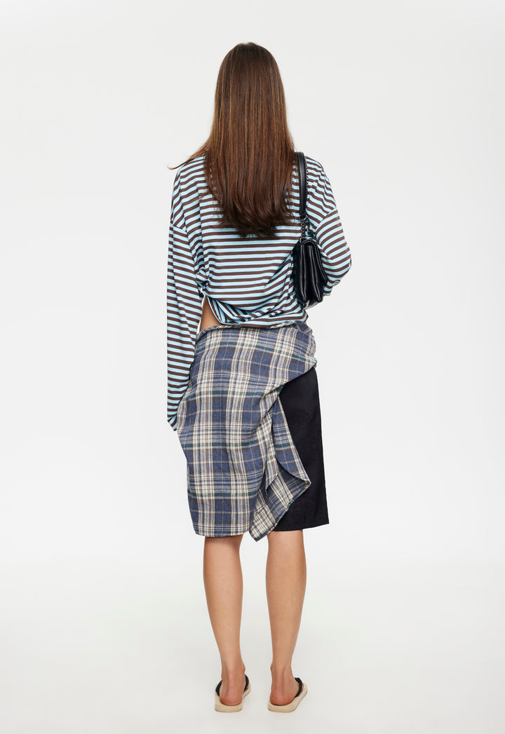 BLOOM LONG SLEEVE - CHOCOLATE SEA STRIPE