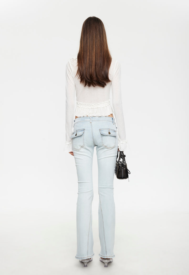 VENICE LONG SLEEVE - PORCELAIN