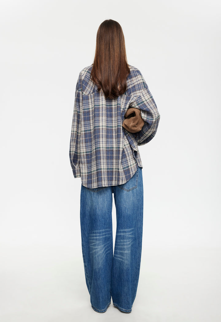 CLARITY SHIRT - ASH PLAID