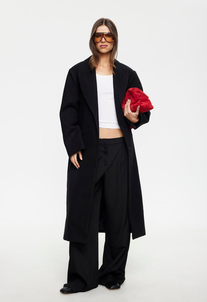 OLSEN COAT - ONYX