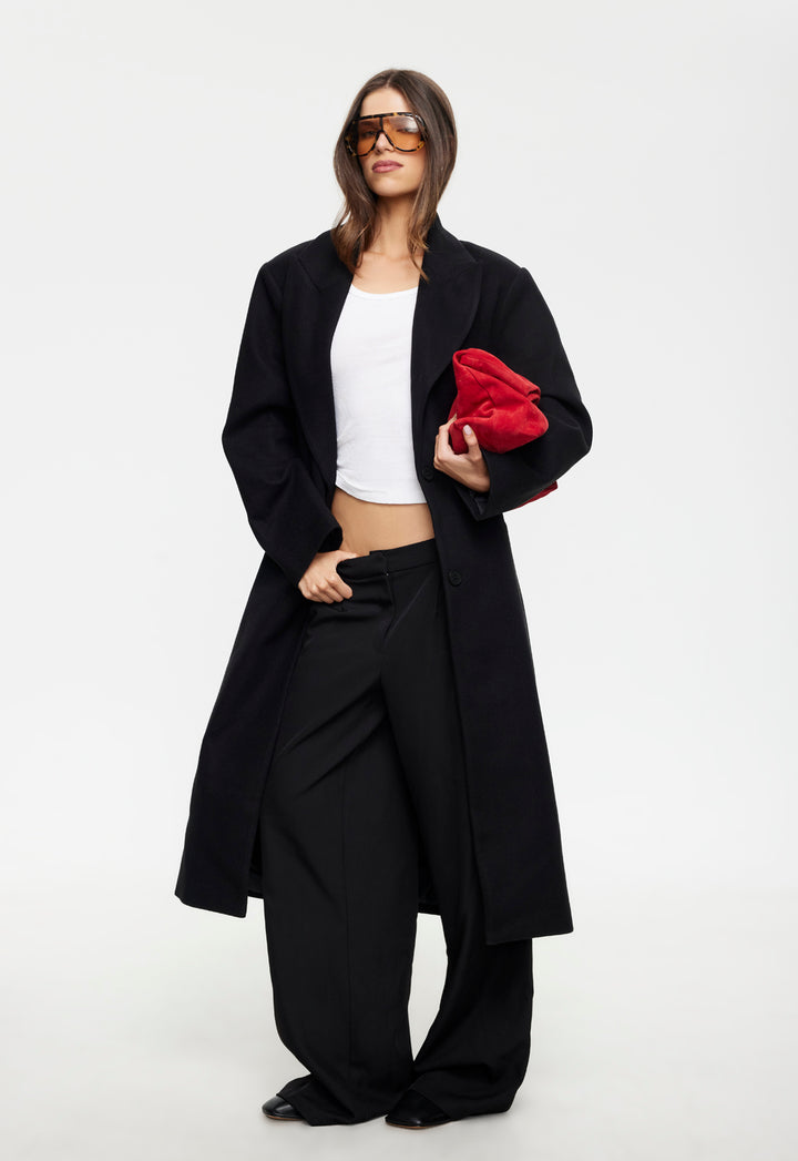 OLSEN COAT - ONYX
