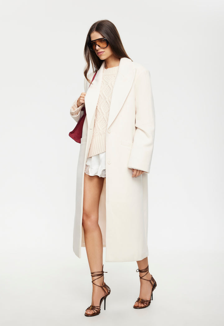 OLSEN COAT - CREAM