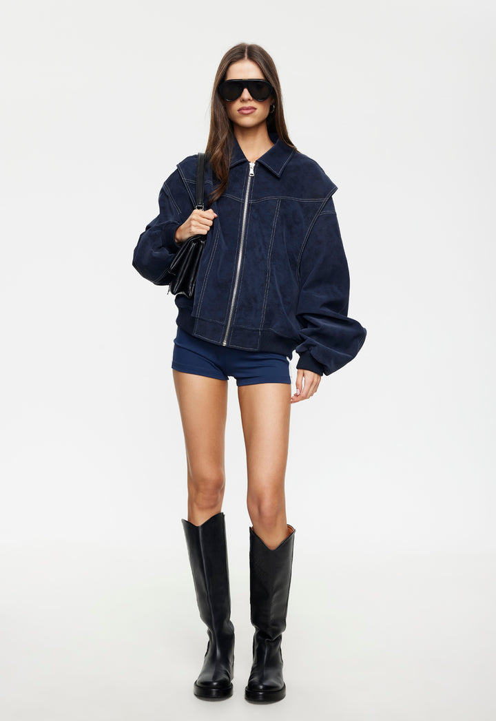 VISTA BOMBER - WASHED NAVY