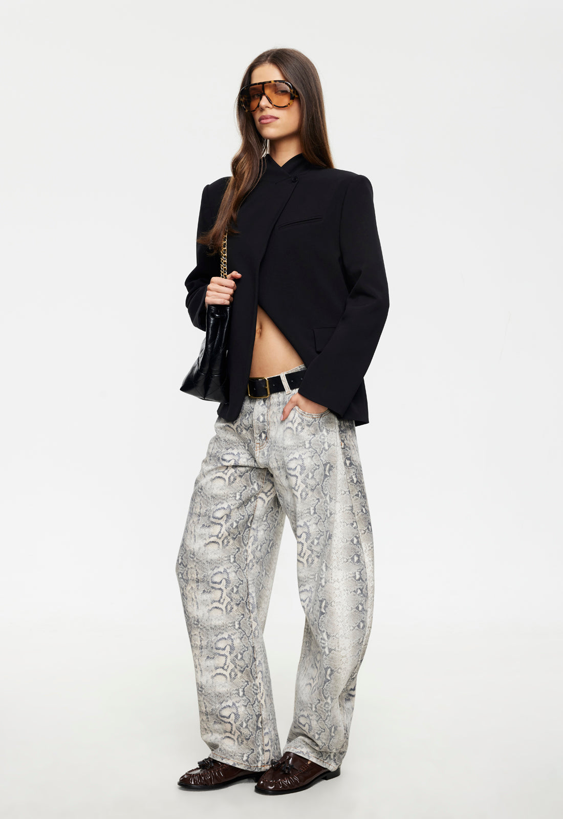 HORSESHOE JEAN - PYTHON