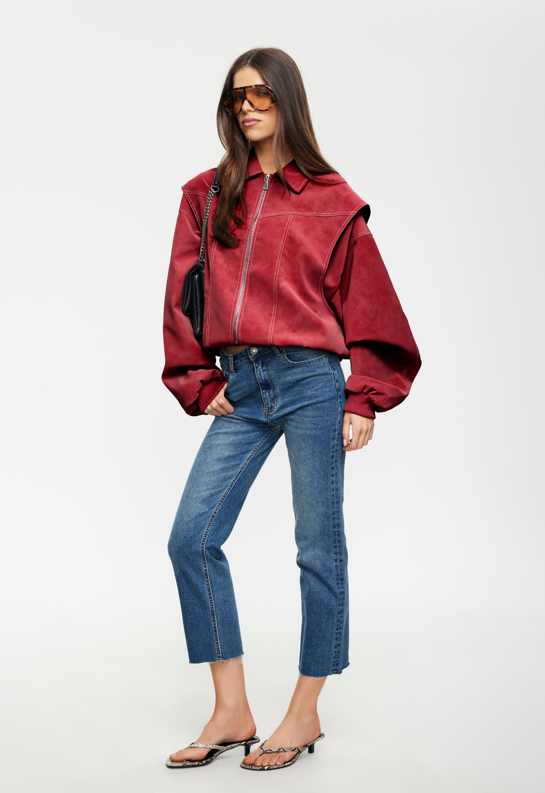 VISTA BOMBER - CRIMSON